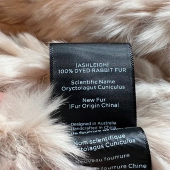 H Brand Ashleigh Rabbit Fur Coat, Size M - Worn only once! - Picture 11 of 12